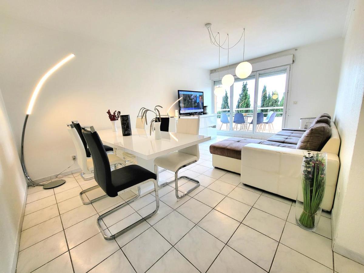 Appart Luxueux 3 Pieces, Piscine, Mer, Terrasse Cannes Exterior photo