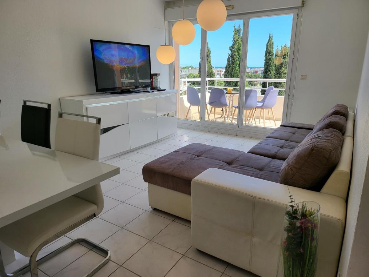 Appart Luxueux 3 Pieces, Piscine, Mer, Terrasse Cannes Exterior photo